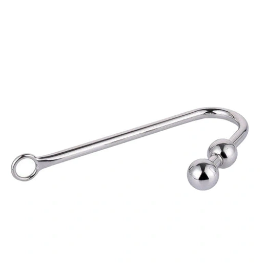 Anal Hooks Hook Stainless Anal 4417 Balls Pleasurable Two Steel 0805